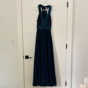 Formal Teal Evening Gown XS